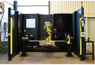 Lincoln Electric Introduces Fab-Pak OmniClean Complete Robotic Grinding Cell