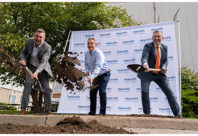 Sod Turning Event Hosted by Bosch-Rexroth
