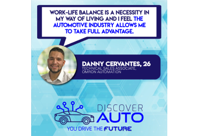 Meet Omron’s Danny Cervantes, featured in MICHauto’s “Discover Auto: You Drive the Future” Campaign