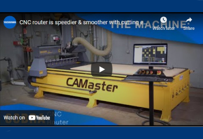 MC CNC Router is Speedier Smoother Yaskawa 1 400