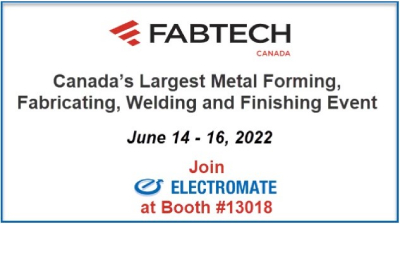 Electromate Unveiling Cobot Welder Package at FABTECH Canada, June 14-16