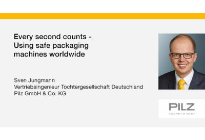 PILZ Automation Days 2022 Presentation: Every Second Counts – Using Safe Packaging Machines Worldwide