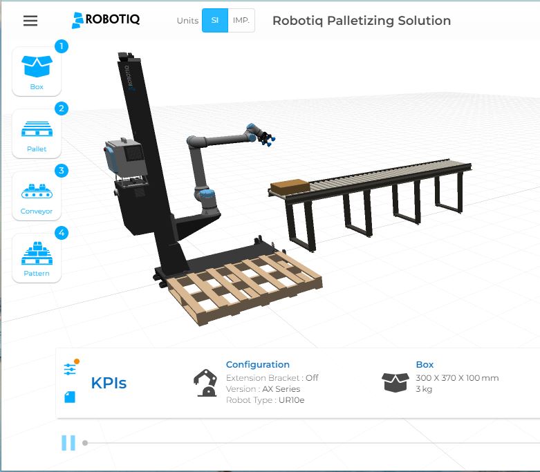 Test throughput using the configuratorby robotiq