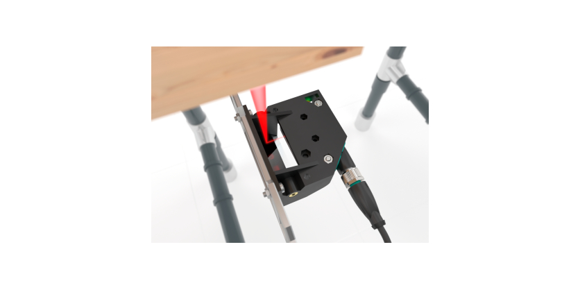 R20x diffuse mode sensors are suitable for detecting Euro pallets