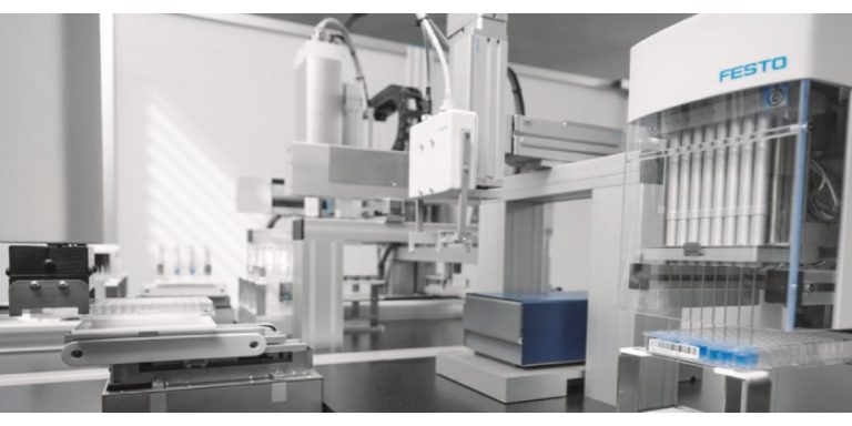 Festo Advances High-Throughput Automated Pipetting with Speedy Closed-Loop Control