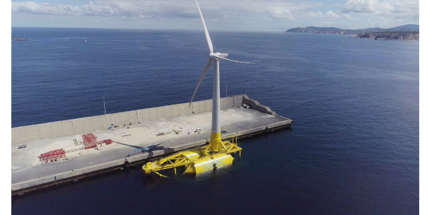 Weidmüller equips DemoSATH floating wind turbine with LED system or interior lighting and bolt monitoring