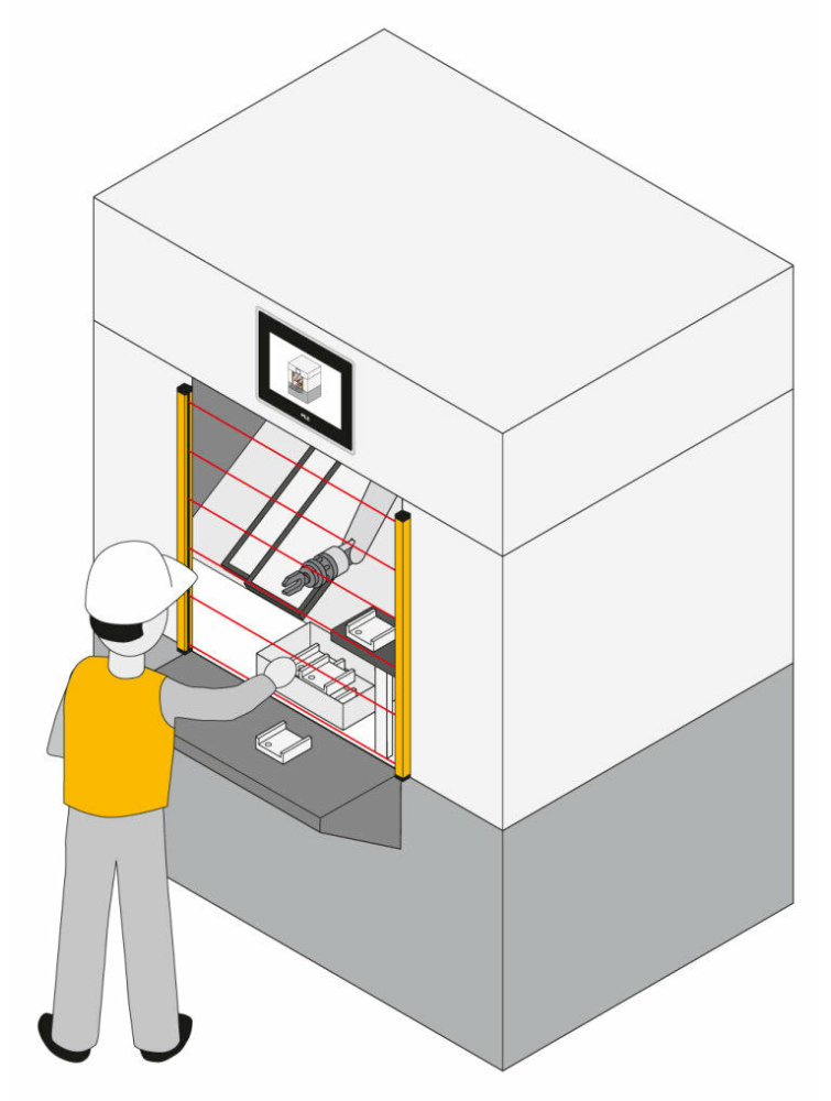 Safety Light Curtain for Finger Protection