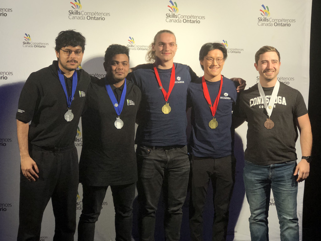Humber Students Take Home Gold at Skills Ontario Competition in Mechatronics
