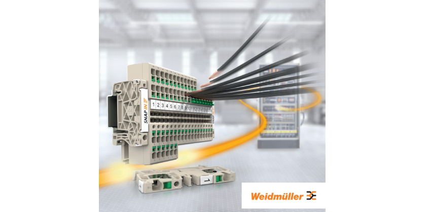 Terminal Blocks with Innovative SNAP IN Technology