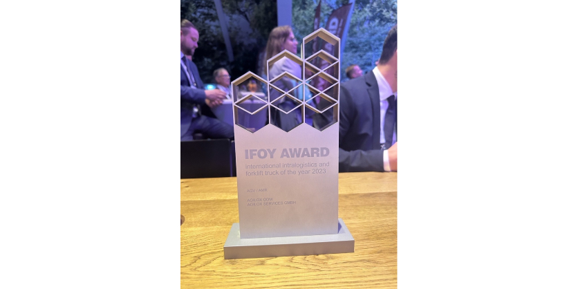 AGILOX Wins IFOY Award For Most Innovative AMR Solution