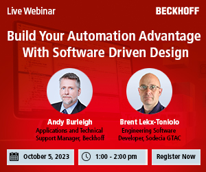 Build your Automation Advantage with Software Driven Design