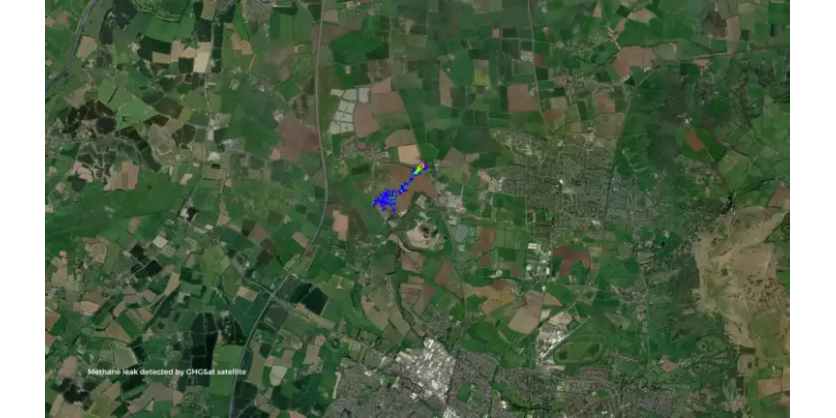 Methane Leak Detected from Space in the UK Successfully Mitigated