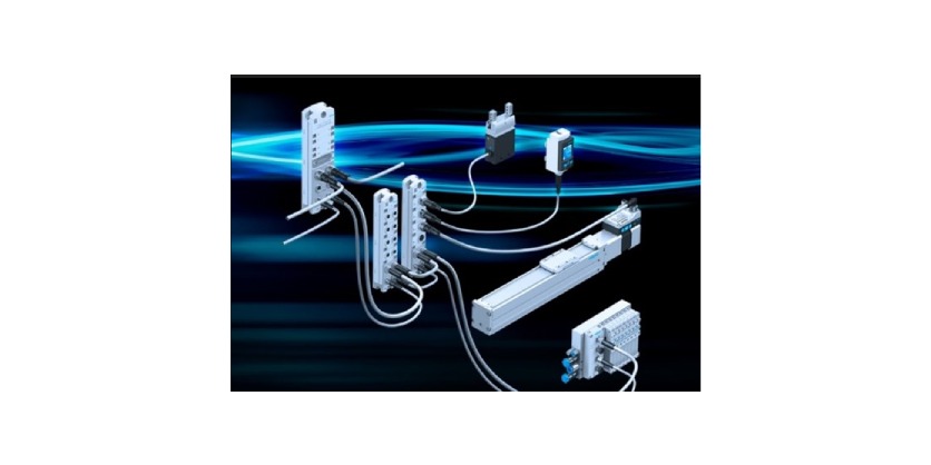 Festo Electric and Pneumatic Intralogistics Solutions Push/Sort, Grip/Pick, and Lift/Convey