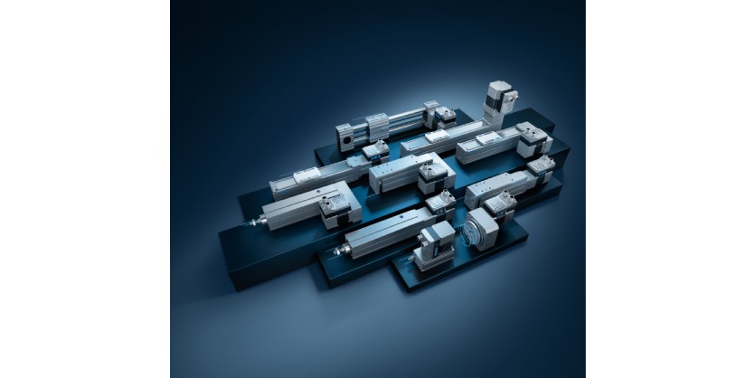 Festo Electric and Pneumatic Intralogistics Solutions Push/Sort, Grip/Pick, and Lift/Convey