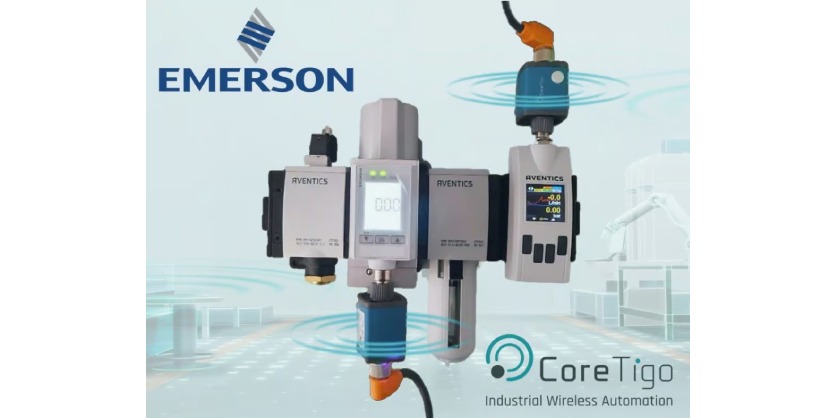 Emerson and CoreTigo Improve Sustainability and Save Costs with Wireless Air Treatment Solution