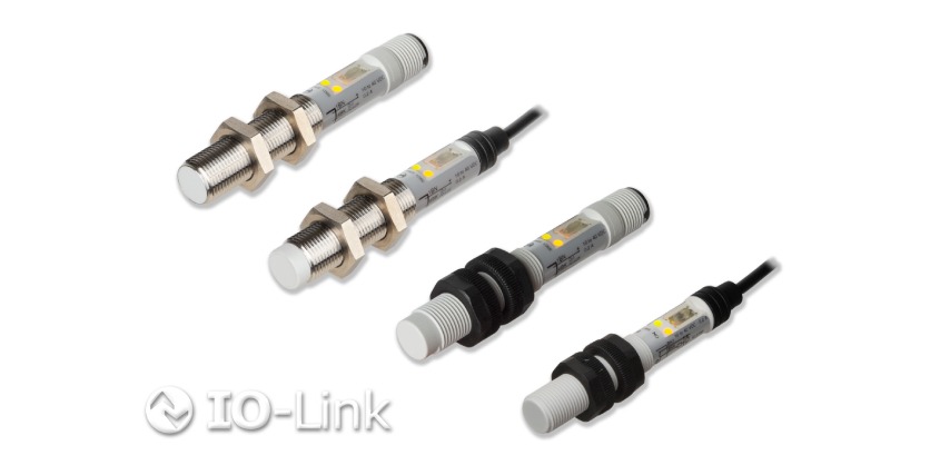 Smart M12 Capacitive Proximity Sensors with IO-Link Communications