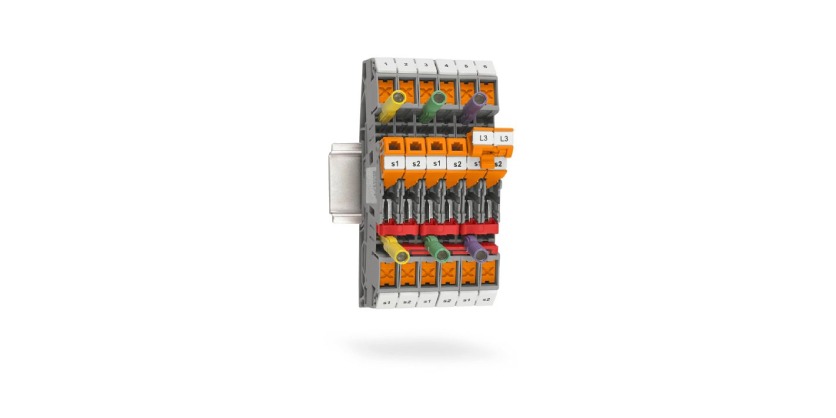 Modern Measuring Transducer Terminal Blocks with Push-X Technology