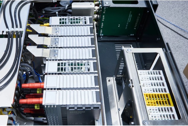 EtherCAT Plug-in Modules and Measurement Terminals in Test System for Batteries and Power Electronics