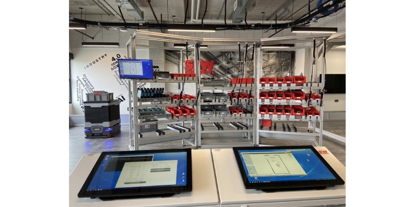 SEW-EURODRIVE's Innovation Hub's Automated Fork Lift