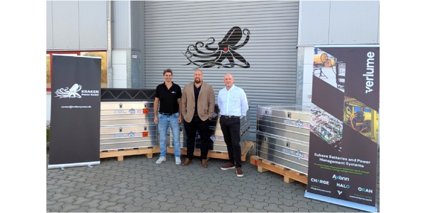 Verlume and Kraken Robotics Establish Strategic Collaboration to Deliver Best-in-Class Subsea Battery Solutions