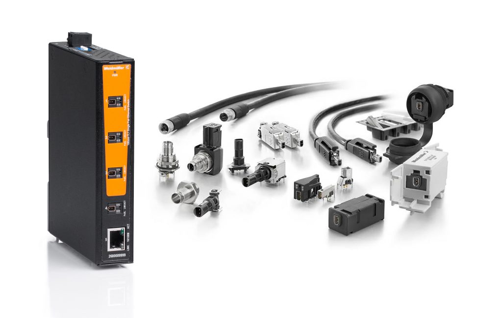 A 1,000-Metre Lead with Sngle-Pair Ethernet Switches from Weidlmüller