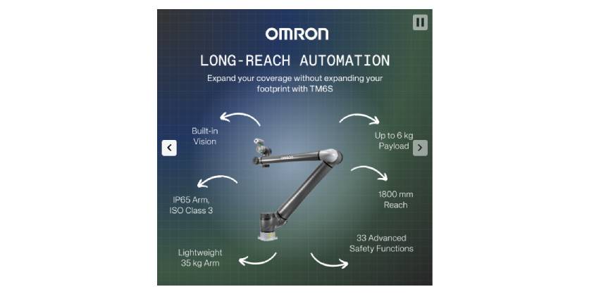 Omron Announces Significant Expansion and Upgrade toCollaborative Robot Lineup and Software